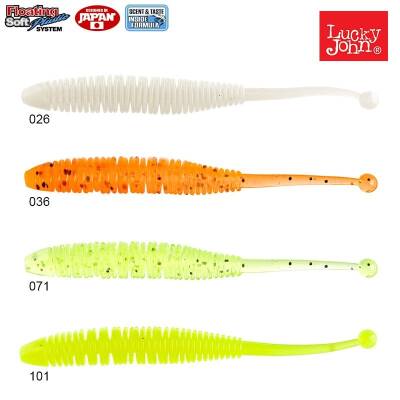 Lucky John Spanky Worm 3.2 (8cm) 10p - 3