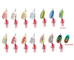 Lucky John Spin X Round Döner Kaşık 8 Gr No:3 - LUCKY JOHN