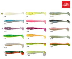 Lucky John Tioga Fat 3.9 (9.91 cm) 5P Silikon Yem - 258