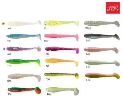 Lucky John Tioga Fat 3.9 (9.91 cm) 5P Silikon Yem - 20