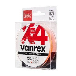 Lucky John Vanrex Pe Örgü X4 Fluo Turuncu 125M - 1