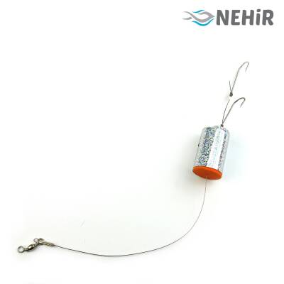 Lüfer Takımı Çelik telli İki İğneli 100P - 1