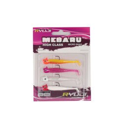 MEBARU MICRO SHAD 65MM 3.8GR SKY MIX - 2