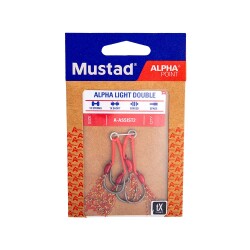 Mustad Alpha Point Alpha Light Double Asist Olta İğnesi A-ASSIST2 - 6