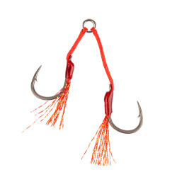 Mustad Alpha Point Alpha Light Double Asist Olta İğnesi A-ASSIST2 - Mustad