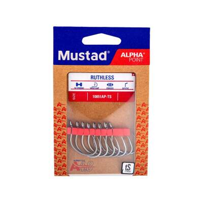 Mustad Alpha Point Ruthless 10851AP Olta İğnesi - 6