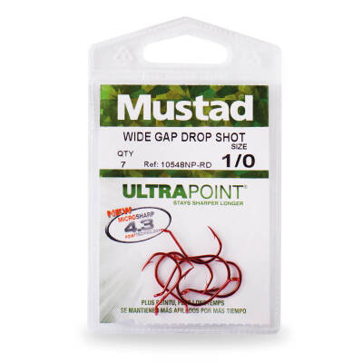 Mustad Double Wide Gap Dropshot 10548NP-RD Olta İğnesi - 9
