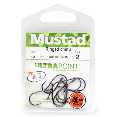 Mustad Eyed Chinu 10019NP-BN Olta İğnesi - 7