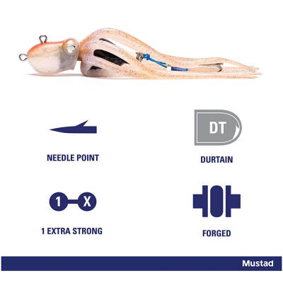 Mustad Inkvader Octopus Jig Sahte Yem - 11