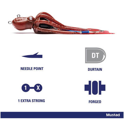 Mustad Inkvader Octopus Jig Sahte Yem - 5