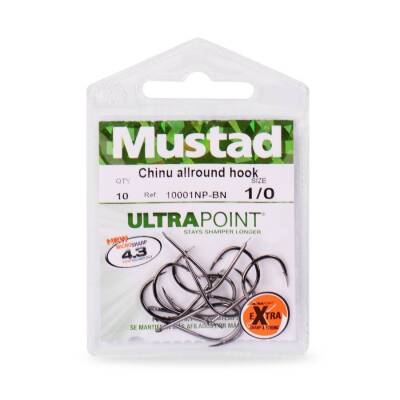Mustad Olta İğnesi 10001 NPBN 10 lu - 4