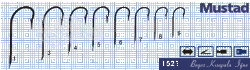 Mustad Olta İğnesi 1521 100lü - 5