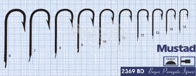 Mustad Olta İğnesi 2369BD 100lü - 5