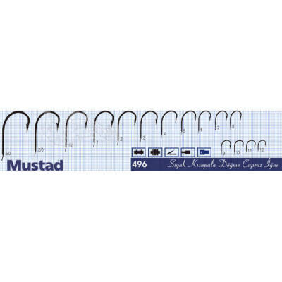 Mustad Olta İğnesi 496 25li - 4