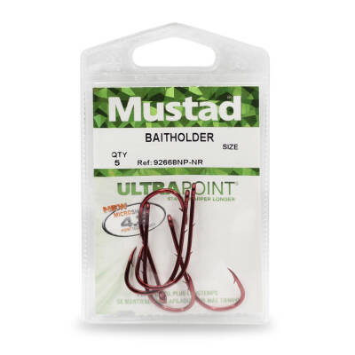 Mustad Red Baitholder Olta İğnesi 92668NP-NR - 4