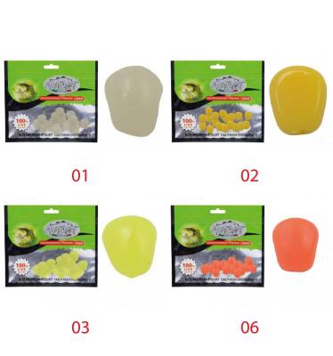Mutant 3500 Silikon Mısır Pop Corn 1cm 20li Paket Sazan Yemi - 5