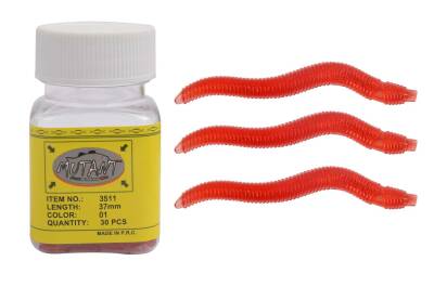 Mutant 3511 Ozmo Aromalı Solucan 4cm Silikon Suni Yem 30lu Kutu - 2