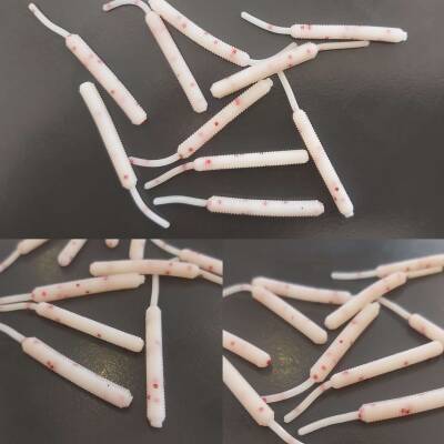 Mutant 3513 Serpentine 5cm Aromalı LRF Silikon Suni Yem 10lu Paket - 4