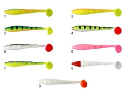 Mutant 3534 Typoon Soft 12cm Levrek Silikonu 5li Paket Suni Yem - 10