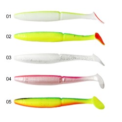 Mutant 3536 Nikko Soft 115cm Levrek Silikonu 5li Paket Suni Yem - 6