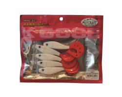 Mutant 3537 Getto Soft 9cm Turna Silikonu 5li Paket Suni Yem - Mutant