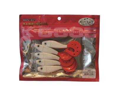 Mutant 3537 Getto Soft 9cm Turna Silikonu 5li Paket Suni Yem - 1