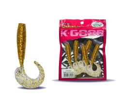 Mutant 3545 Runner Tail 8cm Levrek Silikonu 5li Paket Suni Yem - 3