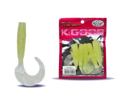 Mutant 3545 Runner Tail 8cm Levrek Silikonu 5li Paket Suni Yem - 1