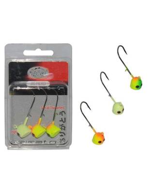 Mutant 6413 Jig Head Moite 3lü Mix Set Tırnaklı Jig Head - 2