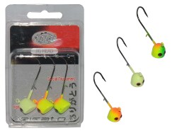 Mutant 6413 Jig Head Moite 3lü Mix Set Tırnaklı Jig Head - Mutant