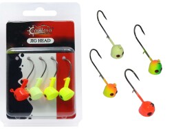 Mutant 6413 Jig Head Moite 4lü Mix Set Tırnaklı Jig Head - Mutant