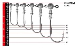 Nomura NM90007030 Round Jig Head 3lü Paket İğne30no 7gr - Nomura