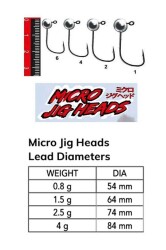 Nomura NM90104006 Micro LRF Jig Head 3lü Paket İğne6no 4gr - 2