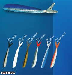 Nomura Orgınal Double Taıl 7,5cm 2.1g 10 Adet Sahte Balık - Nomura