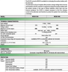 Nordelettronica 12/12-40A DC-DC Şarj + 21A Akü Şarj Cihazı - 5