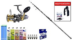 Okuma Alaris Light Tele Surf 420cm 100-250gr&Remixon Avenger 9000 7+1 Surf Seti - Okuma