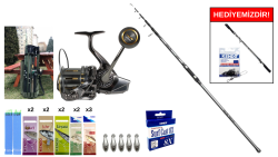 Okuma Alaris Tele Surf 420 cm 100-200 gr&Ryuji Momentum 10000 Silver UV 11+1BB Surf Seti - Okuma