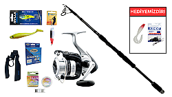 Okuma Altera Telespin 8'0'' 244 cm 15-40 gr&Daiwa Strikeforce 4000 B Teleskopik Spin Seti - Daiwa