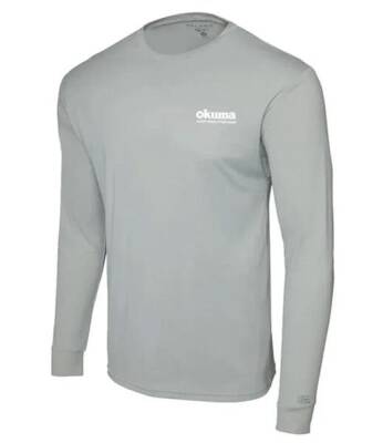 Okuma Aquatek Long Sleeve Sun Shirt Grey - 1