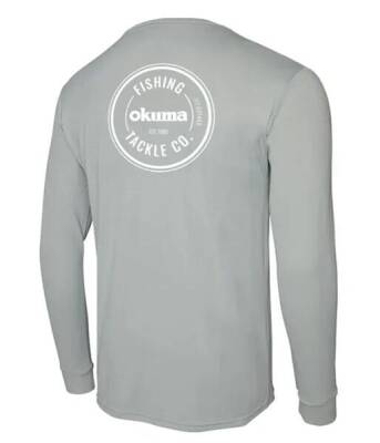 Okuma Aquatek Long Sleeve Sun Shirt Grey - 2