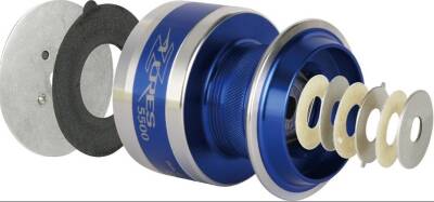 Okuma Azores-8000P Blue 8+1BB Olta Makinesi - 4
