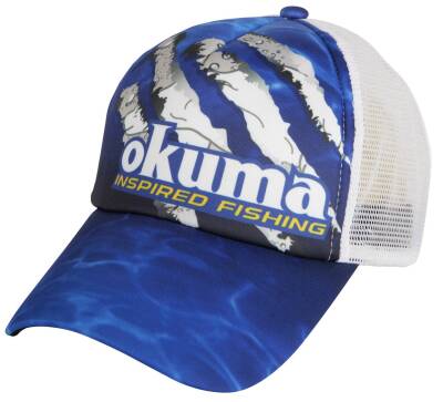 Okuma Blue Mesh Back Şapka - 1