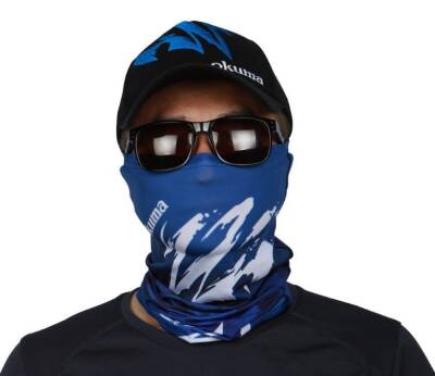 Okuma Blue Motif Sun Shield - 1