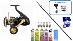 Okuma Ceymar Tele Surf 4.30m 100-250gr & Daiwa 23 BG SW 8000P Profesyonel Surf Seti - Okuma