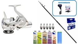 Okuma Ceymar Tele Surf 4.30m 100-250gr & Daiwa Crosscast S20 45 SCW 5000 C QD Profesyonel Surf Seti - Okuma