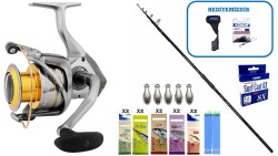 Okuma Ceymar Tele Surf 4.30m 100-250gr & Okuma Avenger AV-10000 Profesyonel Surf Seti - Okuma