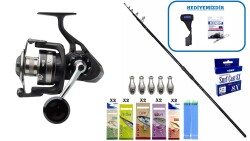 Okuma Ceymar Tele Surf 4.30m 100-250gr & Savage Gear SGS8 6000 FD Profesyonel Surf Seti - Okuma