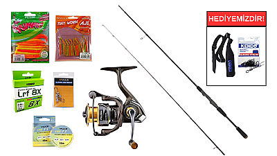 Okuma Epixor 213cm 1-8gr&Fujin Ajime 1000 LRF Seti - 1