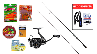 Okuma Epixor 213cm 1-8gr&Ryuji Voltage 800 5+1 LRF Seti - 1