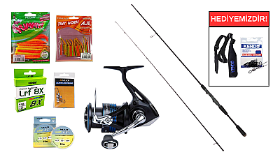 Okuma Epixor 213cm 1-8gr&Shimano Nexave FI 1000 LRF Seti - 1